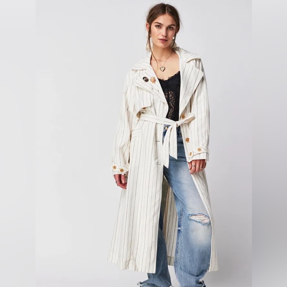 Free People Melia Mac Coat Small Color Ivory